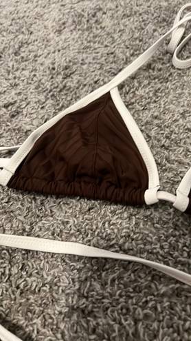 Aerie Brown Triangle  Bikini