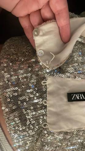 ZARA Sequin Top