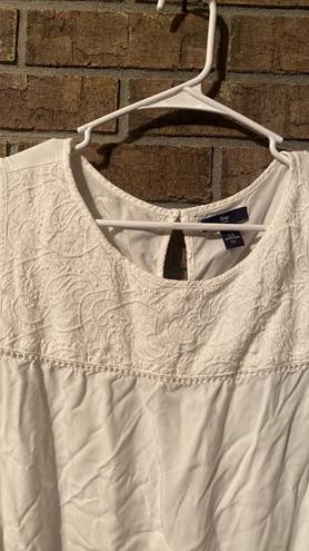 Gap White Tank Top Xl