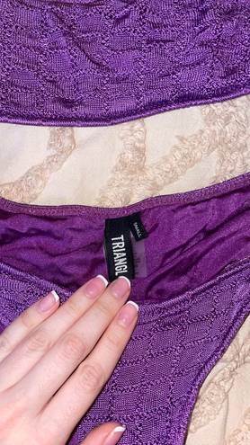 Triangl Dark Purple Bikini Set