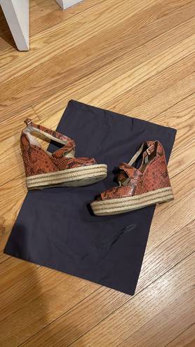 Brian Atwood Espadrille Wedges 8.5