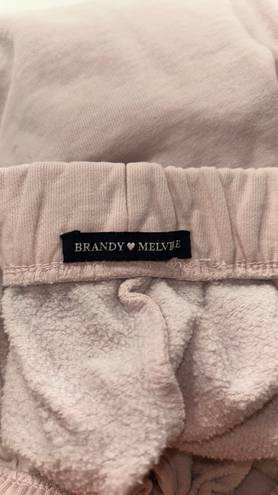 Brandy Melville baby pink sweatpants