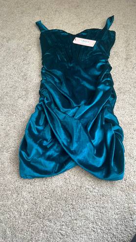 Micas Teal Blue Dress