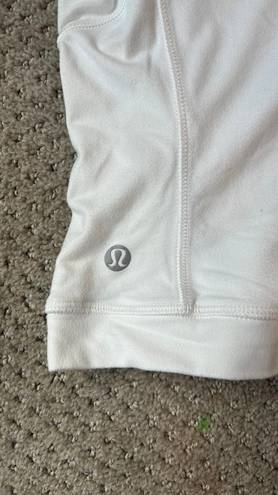 Lululemon White Half-Zip