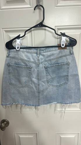 Aeropostale Light Blue Denim Mini Skirt