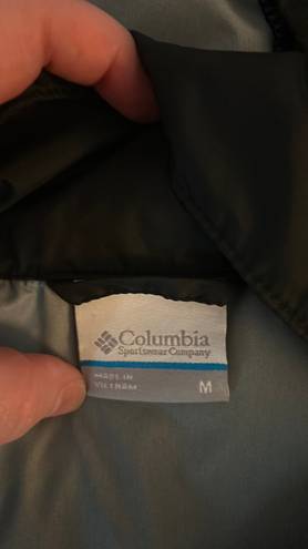 Columbia Black Raincoat