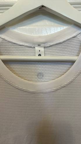 Lululemon White Swiftly Tech Short Sleeve