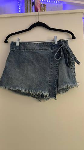 Free People emmy denim skirt