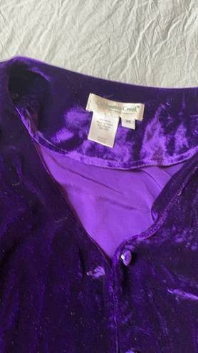 Coldwater Creek Vintage Velour Top 