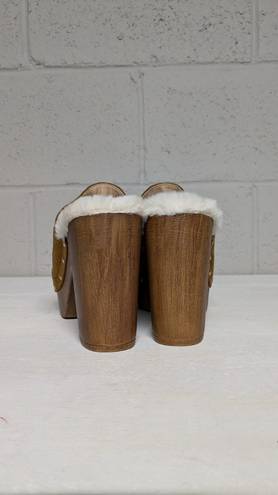 Mudd Y2K Mule Clog Faux Fur NWOT