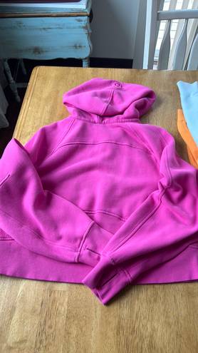 Lululemon sonic pink scuba oversized full zip hoodie 