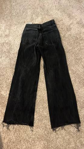 ZARA Black Wide Leg Jeans