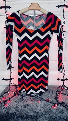 Charlotte Russe Zig zag short dress/ long shirt