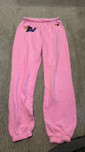 Aviator Nation Hot Pink Sweatpants