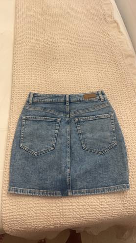 Garage Zip Up Denim Skirt