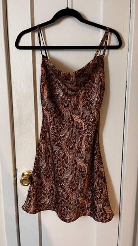 Hollister Paisley Slip Dress 