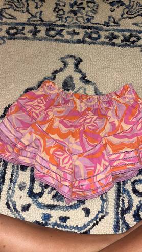 Aerie pink skirt with shorts under 