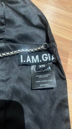 I am gia i.am.gia Open Back Crop Top With Chain 