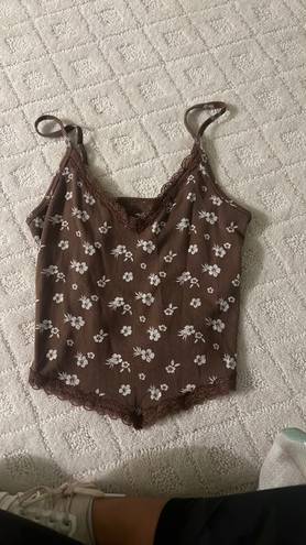 Hollister Brown Tanktop