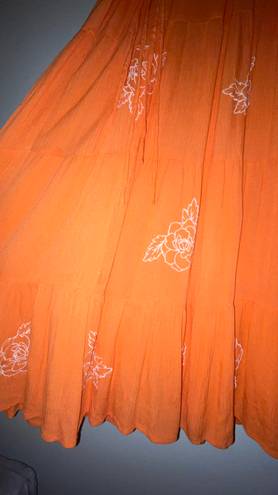 Versona Orange Maxi Dress