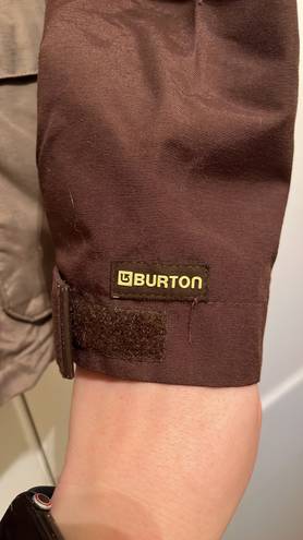 Burton | Brown & Tan Ski Winter Jacket Many Pockets Size Large