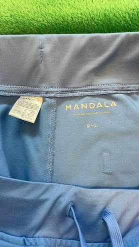 Mandala Scrub Pants Blue Size L petite