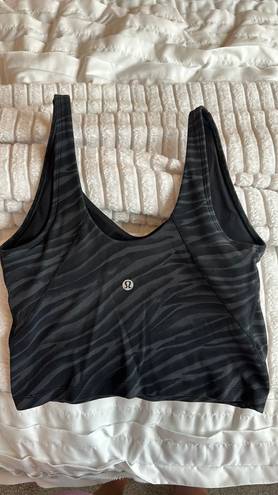 Lululemon Align Tank Black Print Size 4