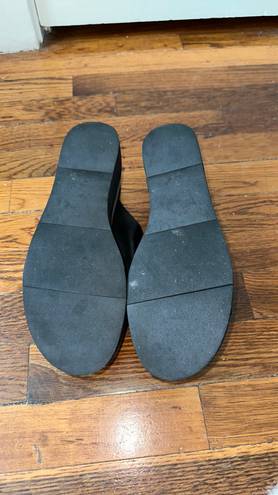 Naked Feet Black Platform Mules