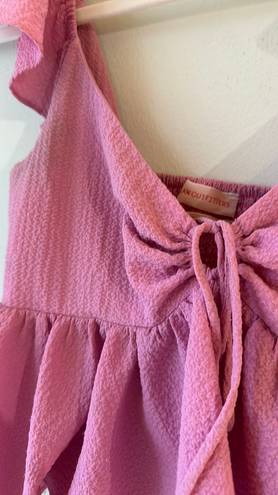 Urban Outfitters Pink Ruffle Top