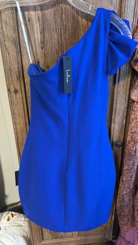 Lulus Blue One Shoulder Dress