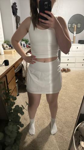 90 Degrees by Reflex White Tennis Skirt