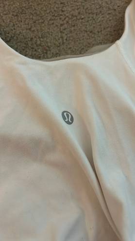 Lululemon White align tank old straps!!