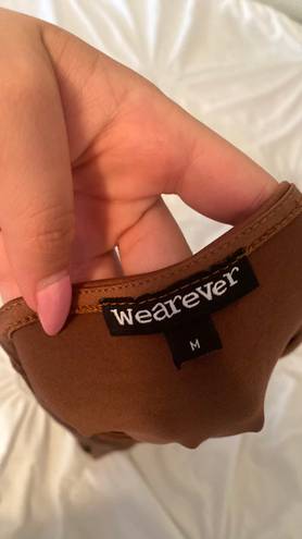 Wearever Brown Bodysuit