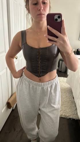 Princess Polly Leather Top