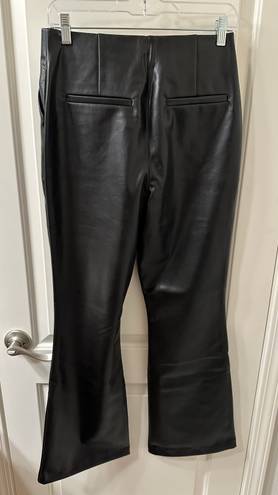 Abercrombie & Fitch Vegan Leather Flare Pants Curve Love