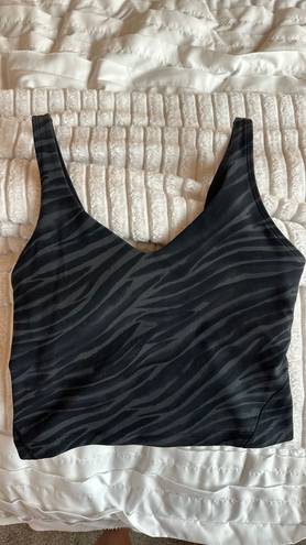 Lululemon Align Tank Black Print Size 4