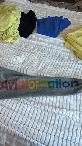 Aviator Nation Medium Sweatshirt in Heather Grey