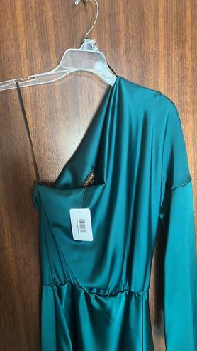 Renee C One Shoulder Bell Sleeve Dress NWT