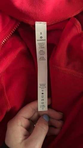 Lululemon Red Define Jacket