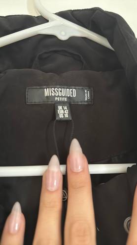 Missguided Black Puffer Jacket