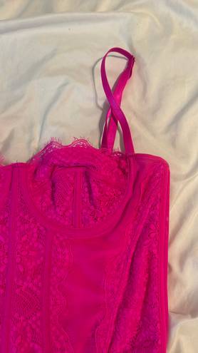 Corset Top Pink Size M