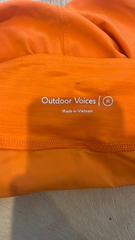 Outdoor Voices Workout Shorts Orange