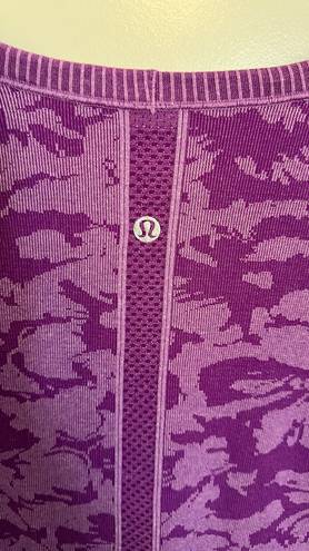 Lululemon Limited Edition Print Swiftly Tech Long Sleeve Top