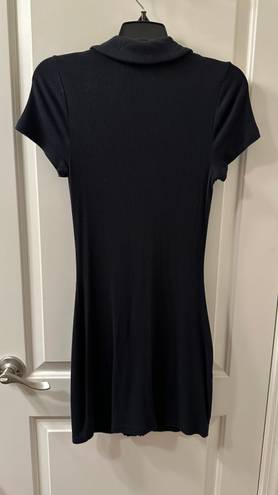 Abercrombie & Fitch Ribbed Polo Shirt Dress