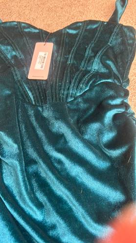 Micas Teal Blue Dress