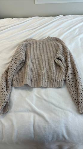 Hollister Knit Tan  Sweater