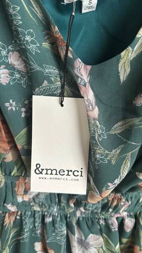 &merci Green Floral Dress