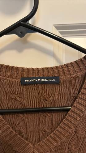 Brandy Melville Brown  Sweater Vest