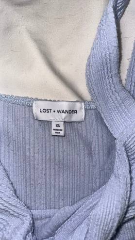 Lost + Wander  Blue Bodysuit