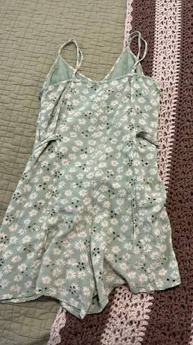 American Eagle Green Romper